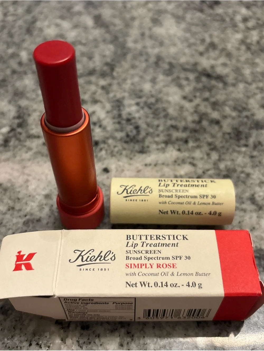 Kiehls Butterstick Simply Rose Lip Treatment Mint Condition New In Box RERE!